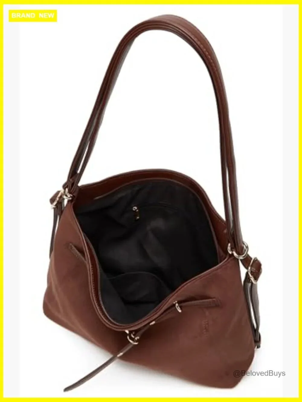 Faux Suede Crossbody Hobo Bag Large Satchel Shoulder Tote for Women